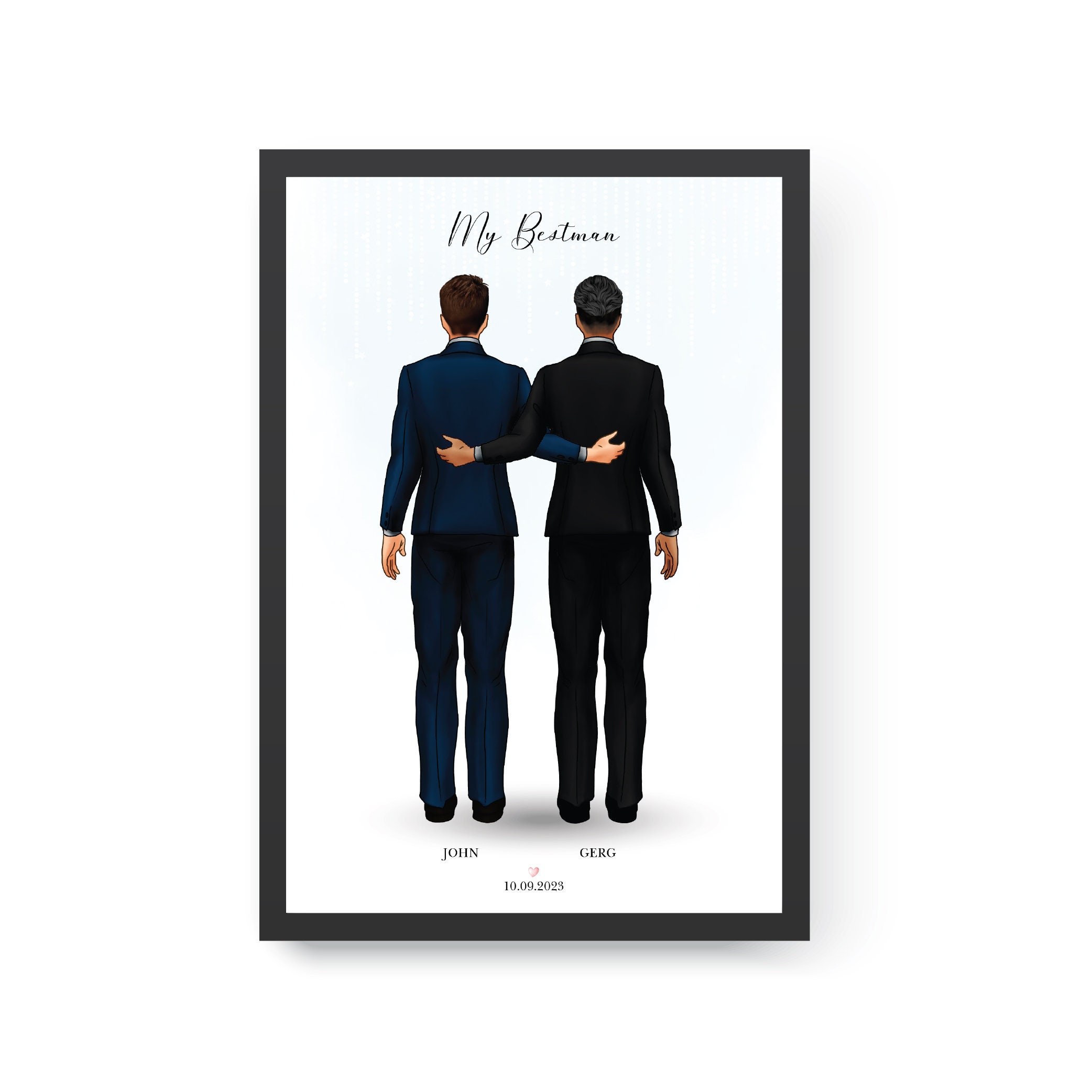 Personalized Gift for Bestfriend, Custom Gift from Groom