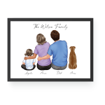 Custom Family Portrait with Pet