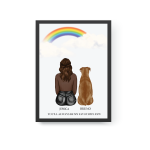 Custom Owner and Pet Print