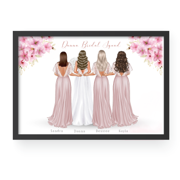 Personalized Bridesmaid Print