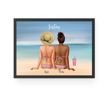 Personalized Gift for Sister, Soul Sisters, Family Print, Best Sister