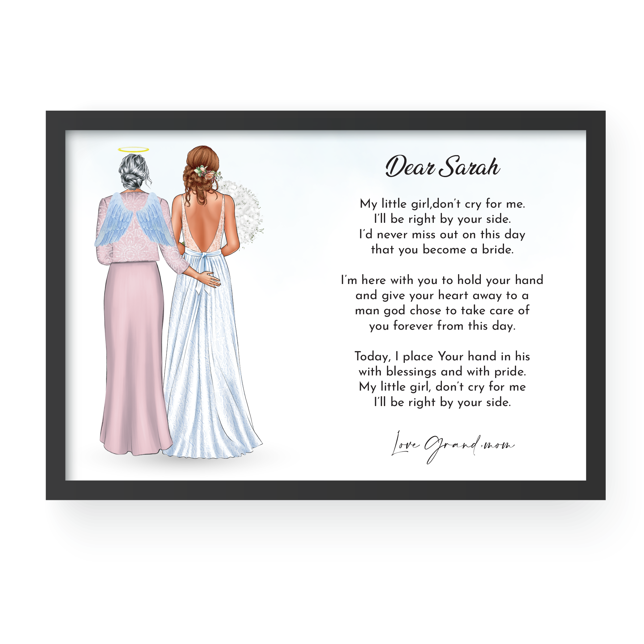 In Memory of Grandmother of the Bride Gift