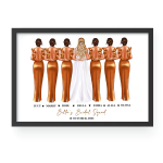 Personalized Bridal Squad Print