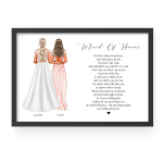 Personalized Maid of Honor Print