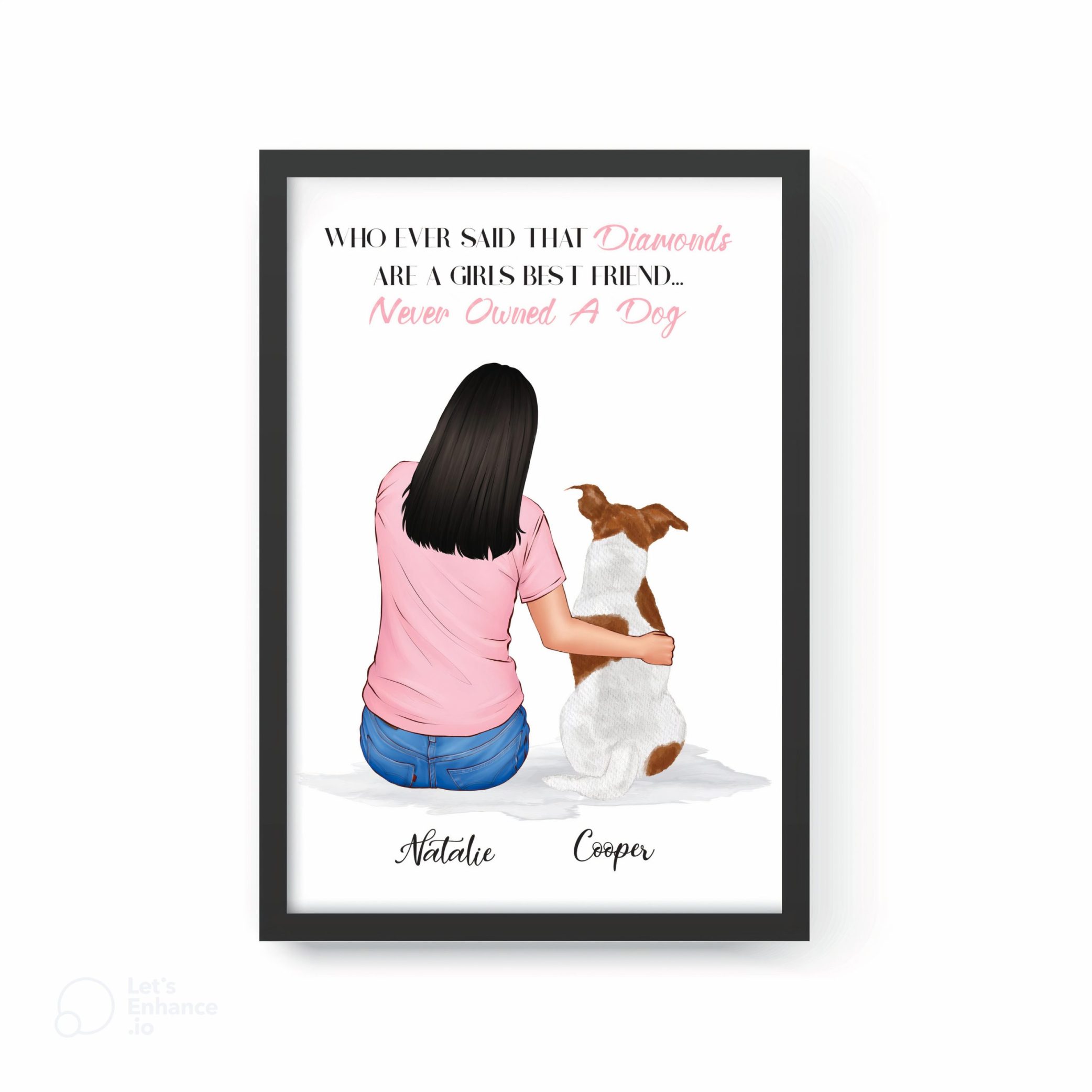 Pet and Owner Print