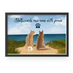 Summer Beach Personalized Dog Print